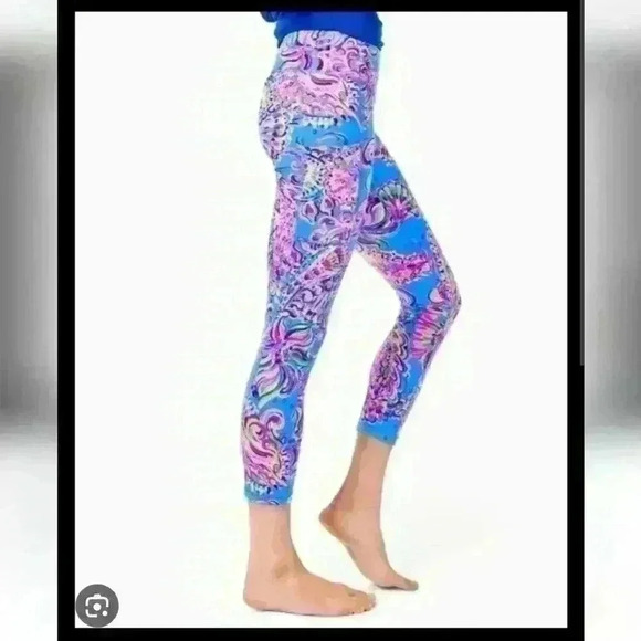 Lilly Pulitzer Luxletic Weekender 21" in Seasalt Blue Don't Wanna Leaf - Picture 7 of 7